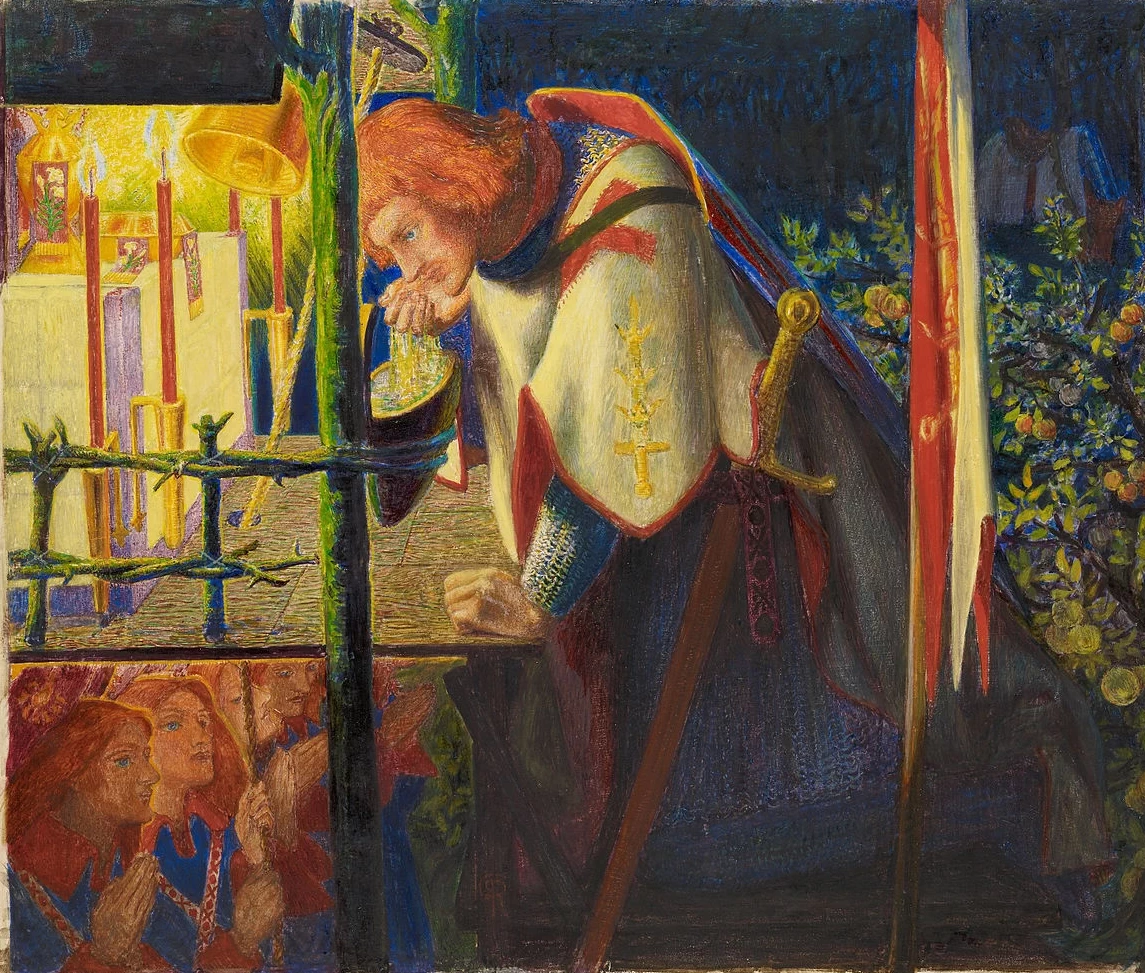 Sir Galahad alla cappella in rovina - Birmingham Museum and Art Gallery